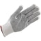 Global Industrial PVC Dot Knit Gloves, Double-Sided, Black, Large, 1-Dozen 708351L - alternate 3